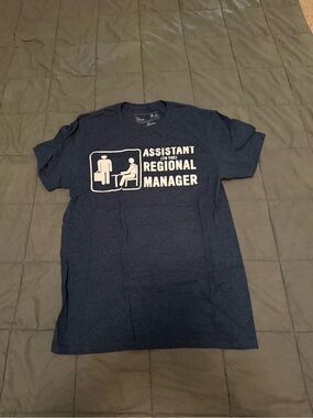 The Office Assistant to the Regional Manager navy blue cotton t-shirt #comedy